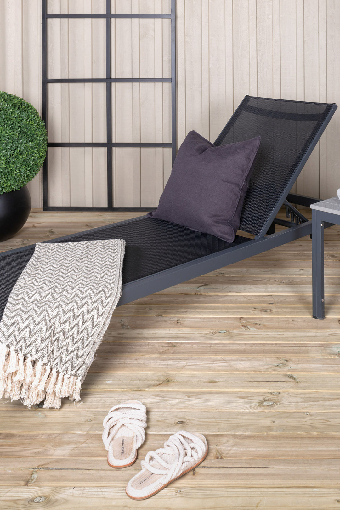 COPACABANA solstol, svart