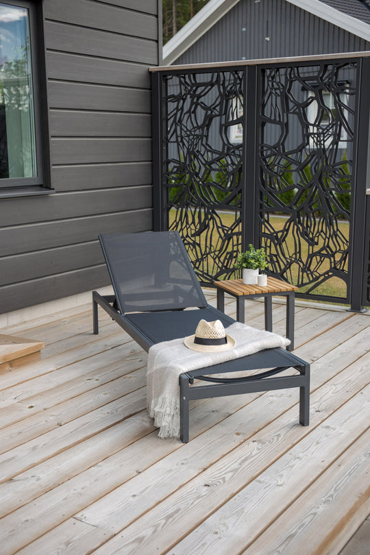 COPACABANA solstol, svart