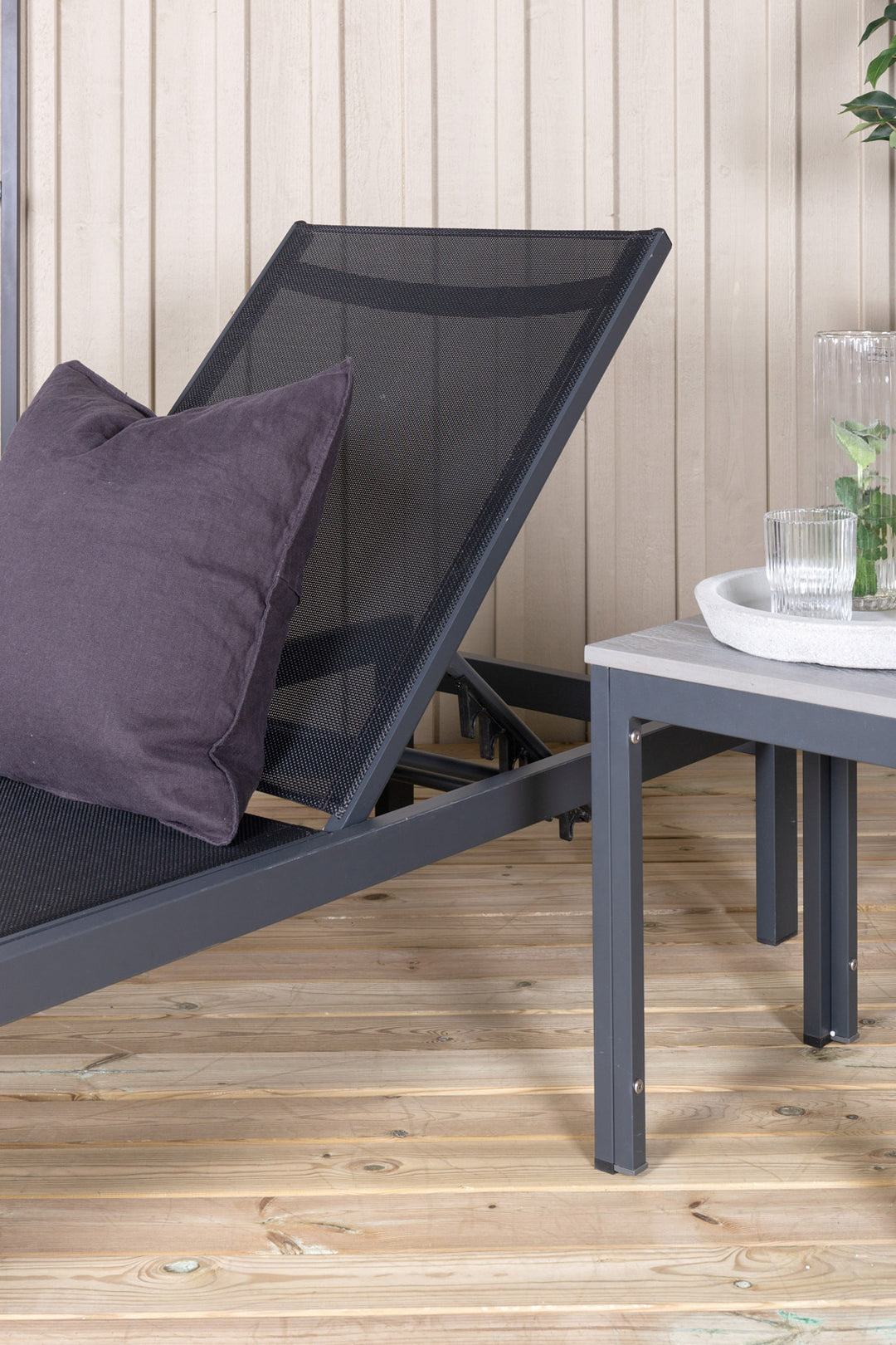 COPACABANA solstol, svart