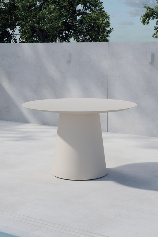 LANZO Runda Matbord Ø120 Beige