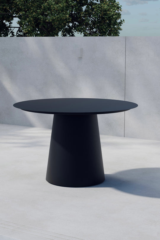 LANZO Runda Matbord Ø120 Svart