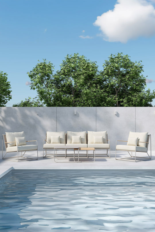 PALAZZO soffa för utomhus beige/beige