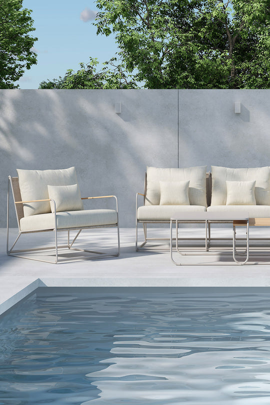 PALAZZO soffa för utomhus beige/beige