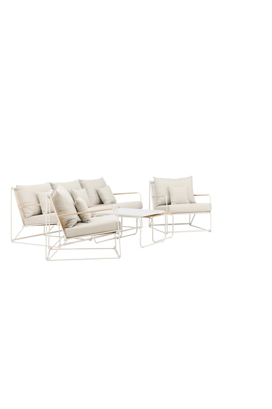 PALAZZO soffa för utomhus beige/beige