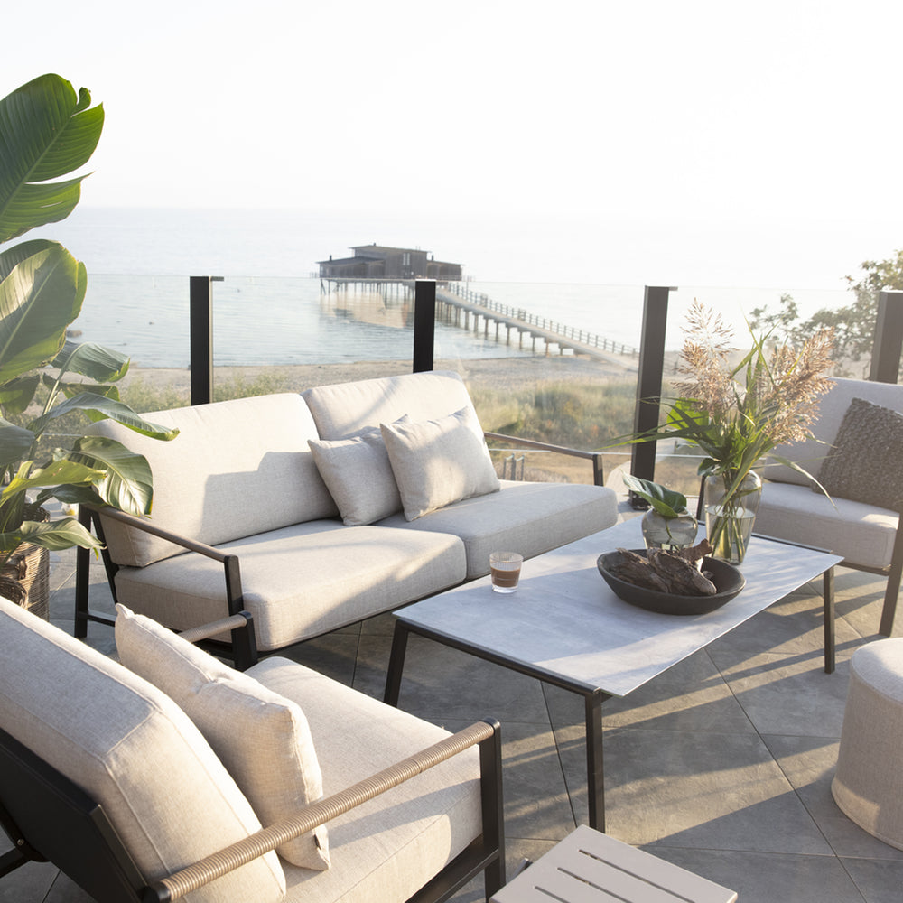 Lyra 2,5-sits soffa Svart/Sand