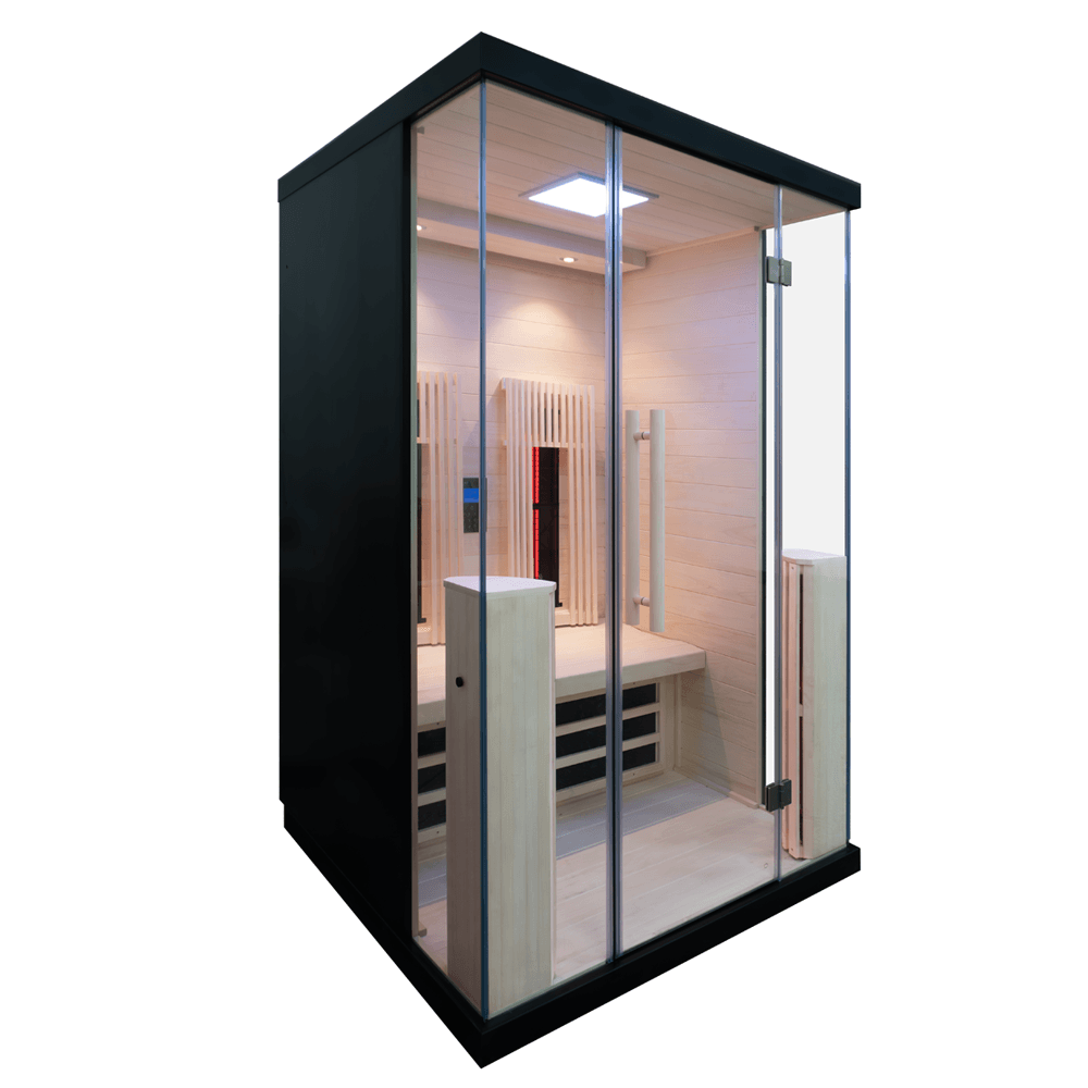 Nordic Relax 2 - Black Edition - Infraröd bastu för 2 personer