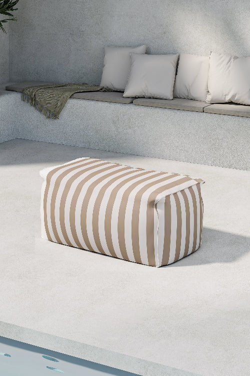 Redang fotpall randig närbild