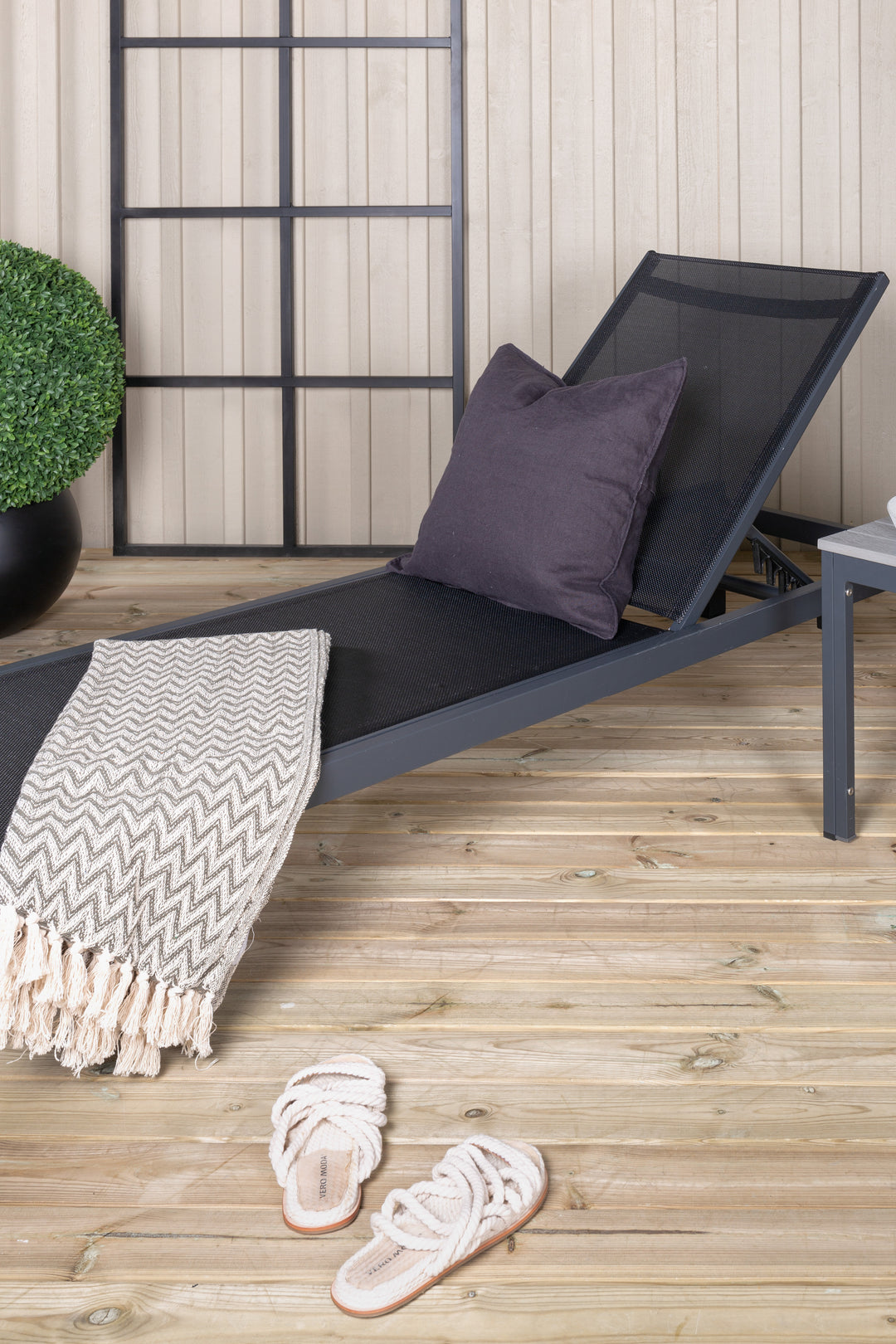 COPACABANA solstol, svart