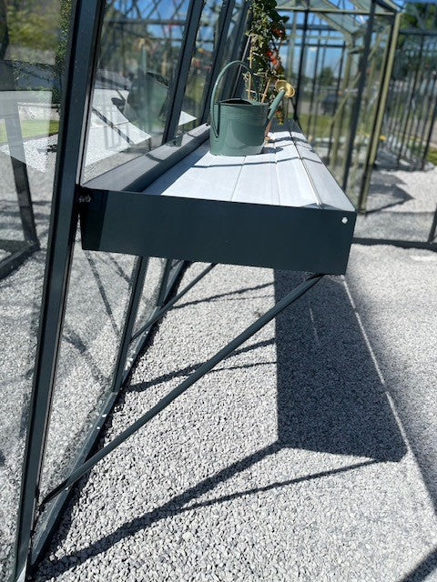 Såbord 217 x 42 cm för ACD växthus - Aluline