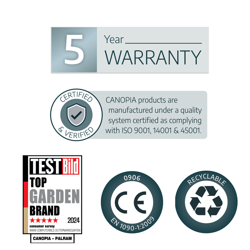 Växthus HYBRID, 4,5m²