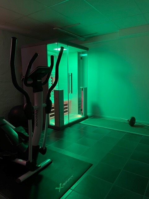 Infraröd bastu för 2 personer - Nordic Relax 2, vit kabin